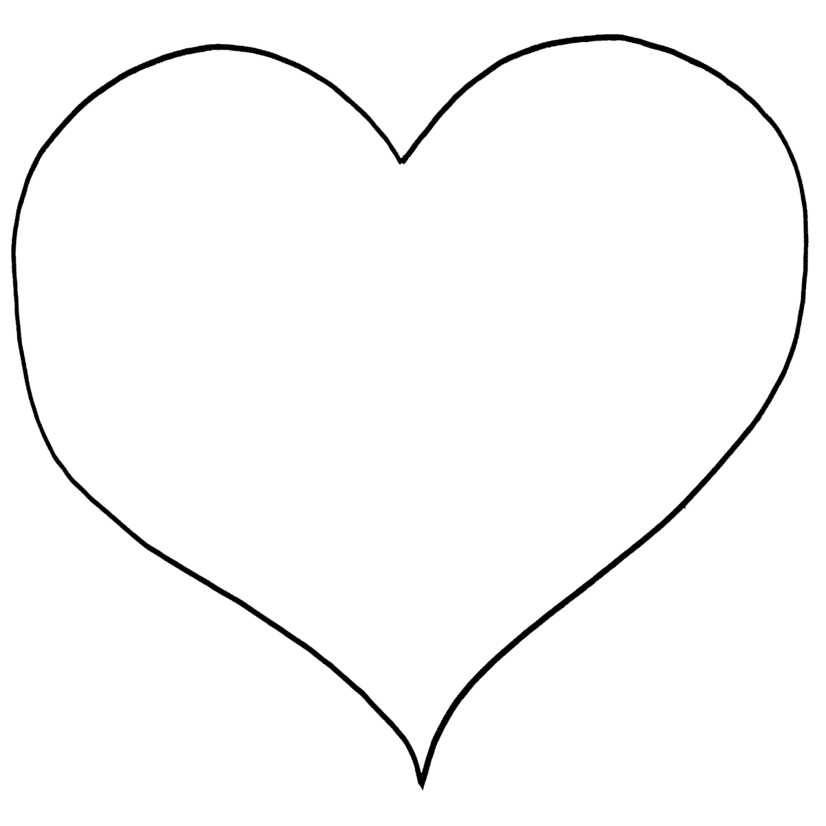 Heart Coloring Pages Kids