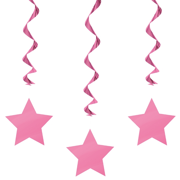 Pink Stars Clipart