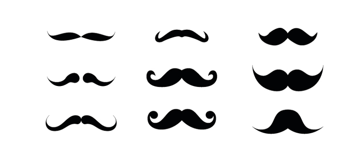 Moustache Vector Clipart - Free to use Clip Art Resource