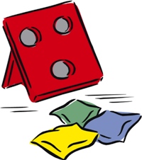Bean bag toss pictures clip art