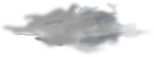 Vector drawing of weather forecast color symbol for overcast sky ...