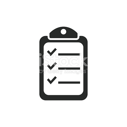 Clipboard Vector Icon stock vector art 619667842 | iStock