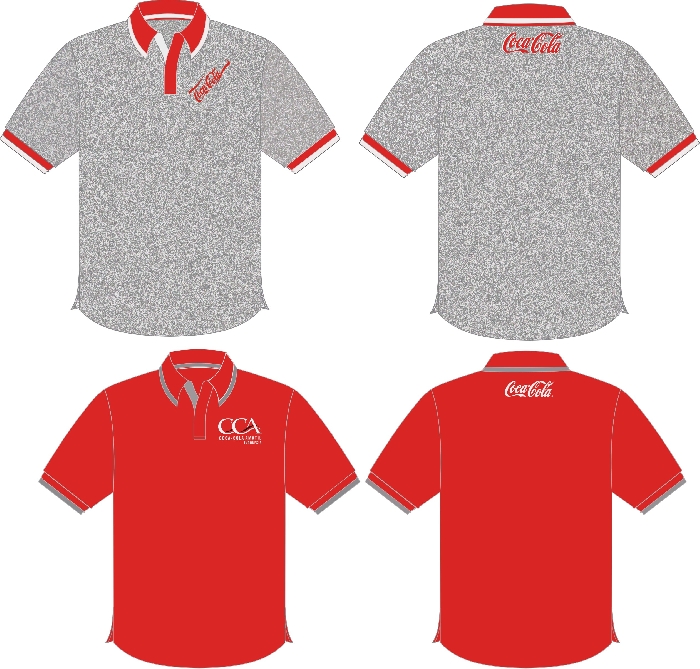 Kaos polo shirt misty dan merah yang cocok buat resmi dan santai