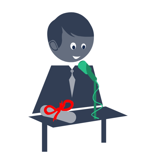 clip art presidents day student speech mic degree