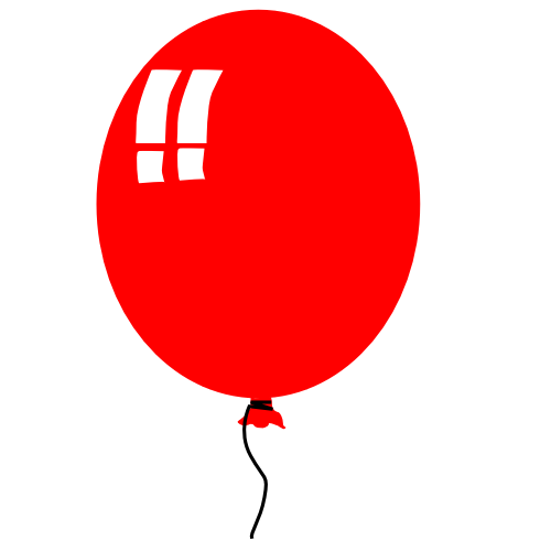 Red balloon clip art clipart - Vergilis Clipart