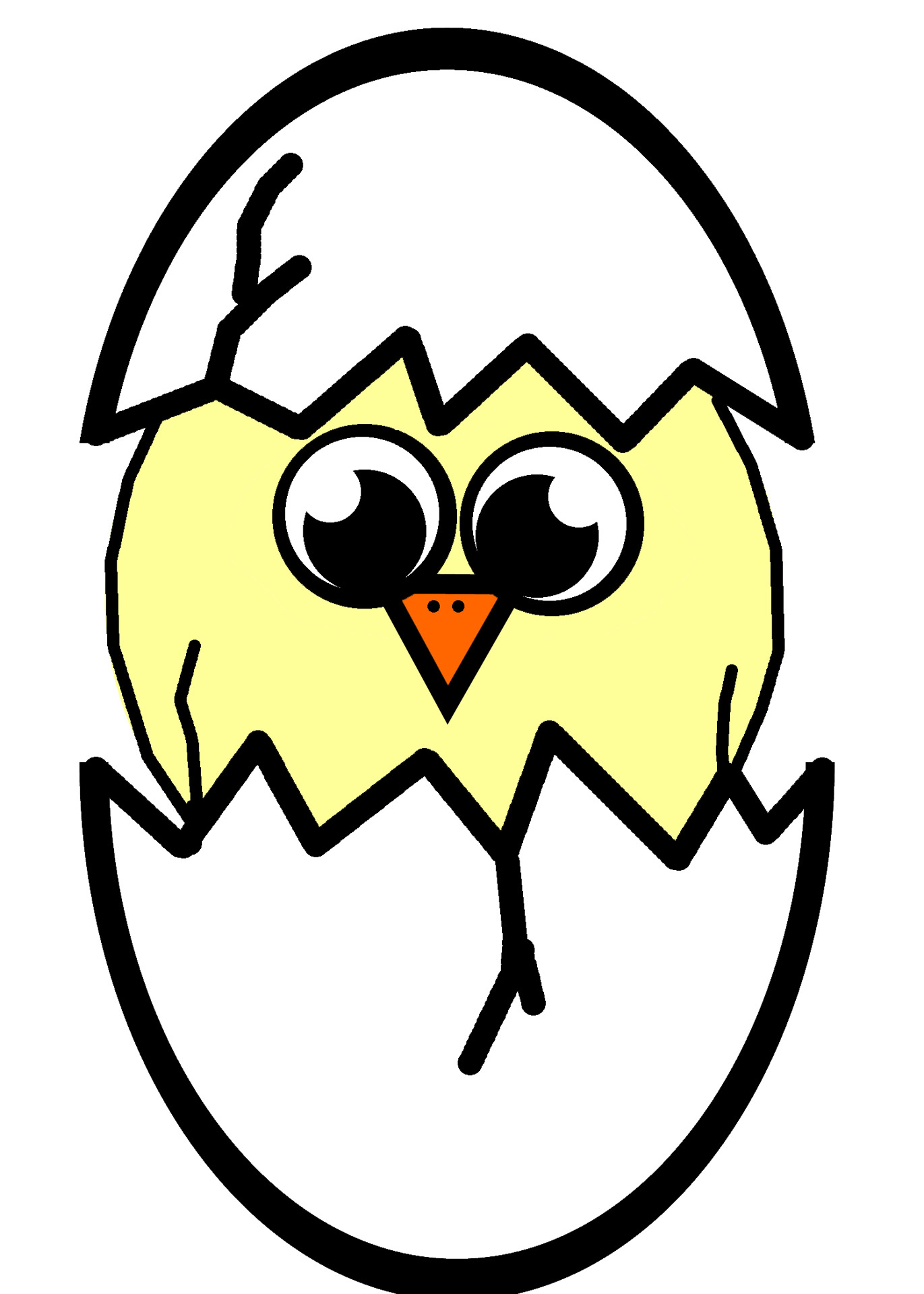 Hatching Chick Illustration Free Stock Photo - Public Domain Pictures