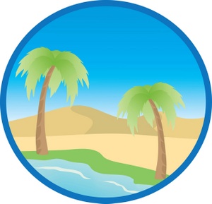 Desert Island Clipart