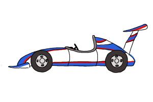 How to Draw a Formula 1 Race Car | DrawingNow