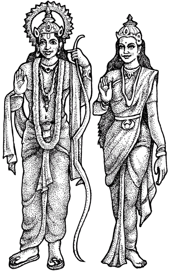 Hindu wedding clipart