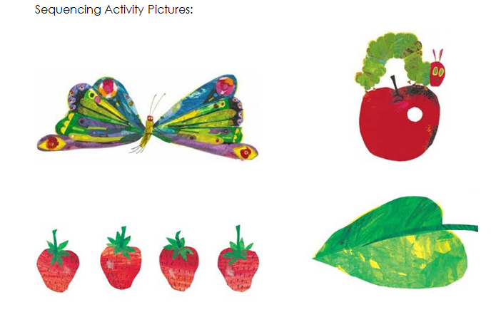 The Very Hungry Caterpillar - Caterpillar Sequencing
