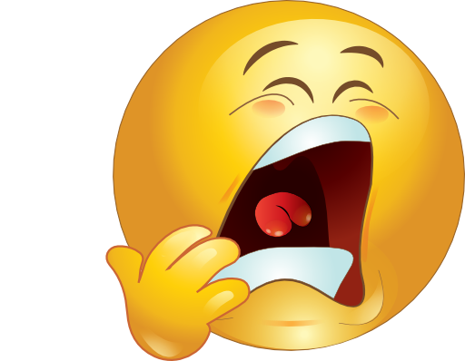 Yawn Smiley Emoticon Clipart Royalty Free Public ...