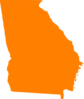 Outline Map Of Georgia