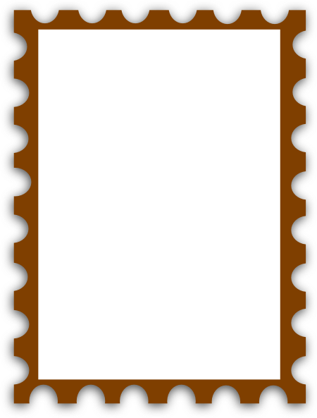Blank Postage Stamp clip art - vector clip art online, royalty ...