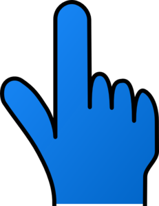 Pointing Finger Without Shade clip art - vector clip art online ...