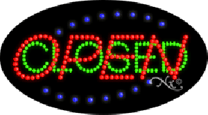 Open Closed Animated LED Sign: $129.99