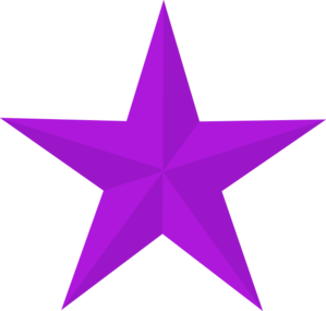 Purple Star clip art - vector clip art online, royalty free ...