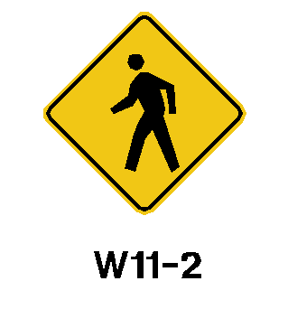 Warning Signs, Yellow MUTCD Signs, Traffic Signs - First Sign