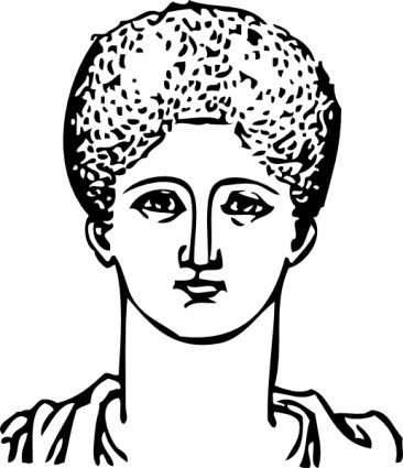 Grecian Hair Dressing clip art clip arts, free clipart - ClipartLogo.