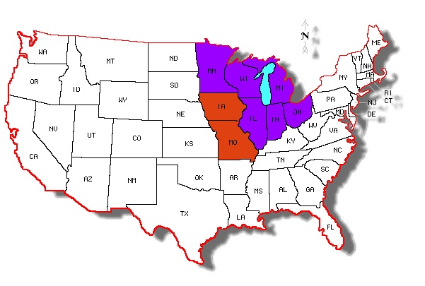 Map Of The Midwest - ClipArt Best