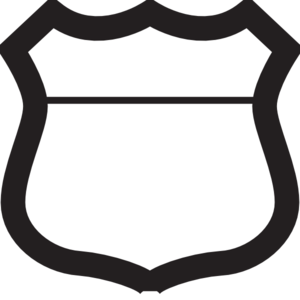 Blank Highway Sign clip art - vector clip art online, royalty free ...