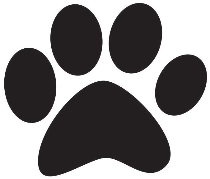 Cat Paw Stencil Shape Stencils