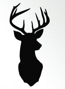 Deer Head Silhouette