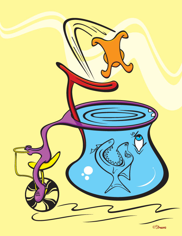 The Cartoon and Illustration Work of Artist Lou Simeone
