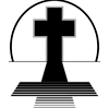Black and White Sunset Cross | Cross Clip Art - Christart.