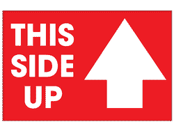 This Side Up" Label - 2 x 3" S-6200 - Uline