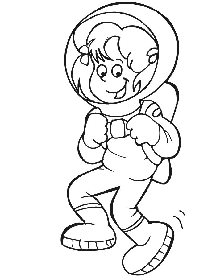 Astronauts | Coloring