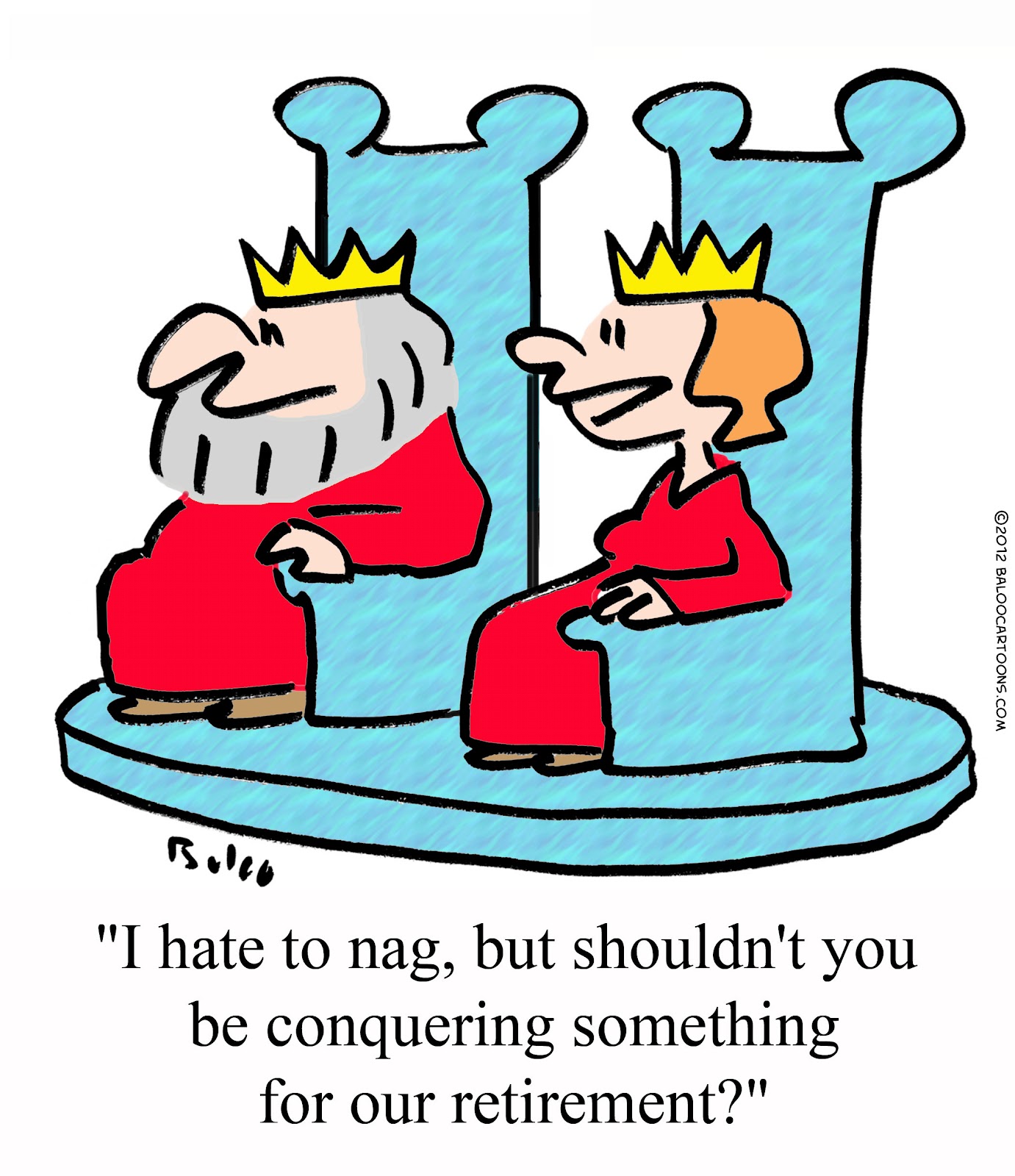 BALOO'S CARTOON BLOG: Retirement cartoon