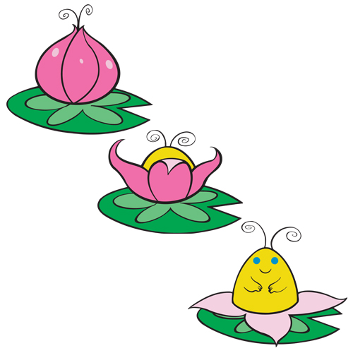 Simple Lotus Flower Drawing