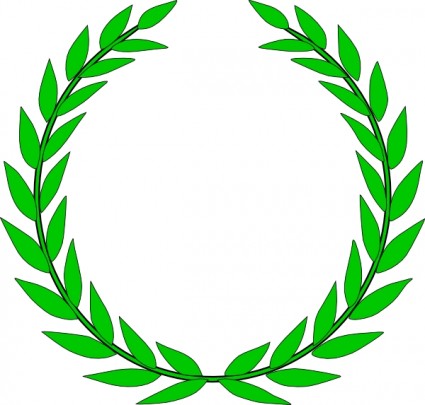 Olive Wreath clip art Free vector in Open office drawing svg ...
