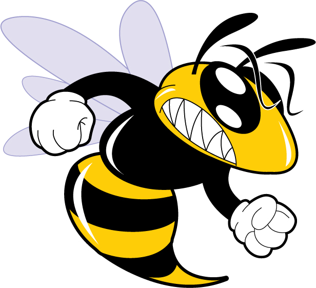 Hornet Mascot Clipart