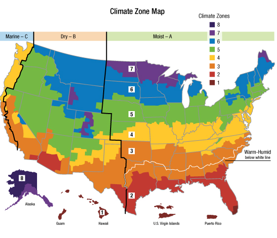 Gallery For > Climate Zone Maps