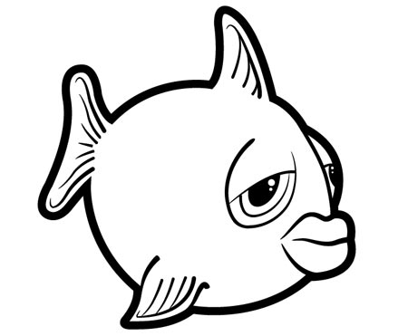 Fish Drawing Outline | Free Download Clip Art | Free Clip Art | on ...
