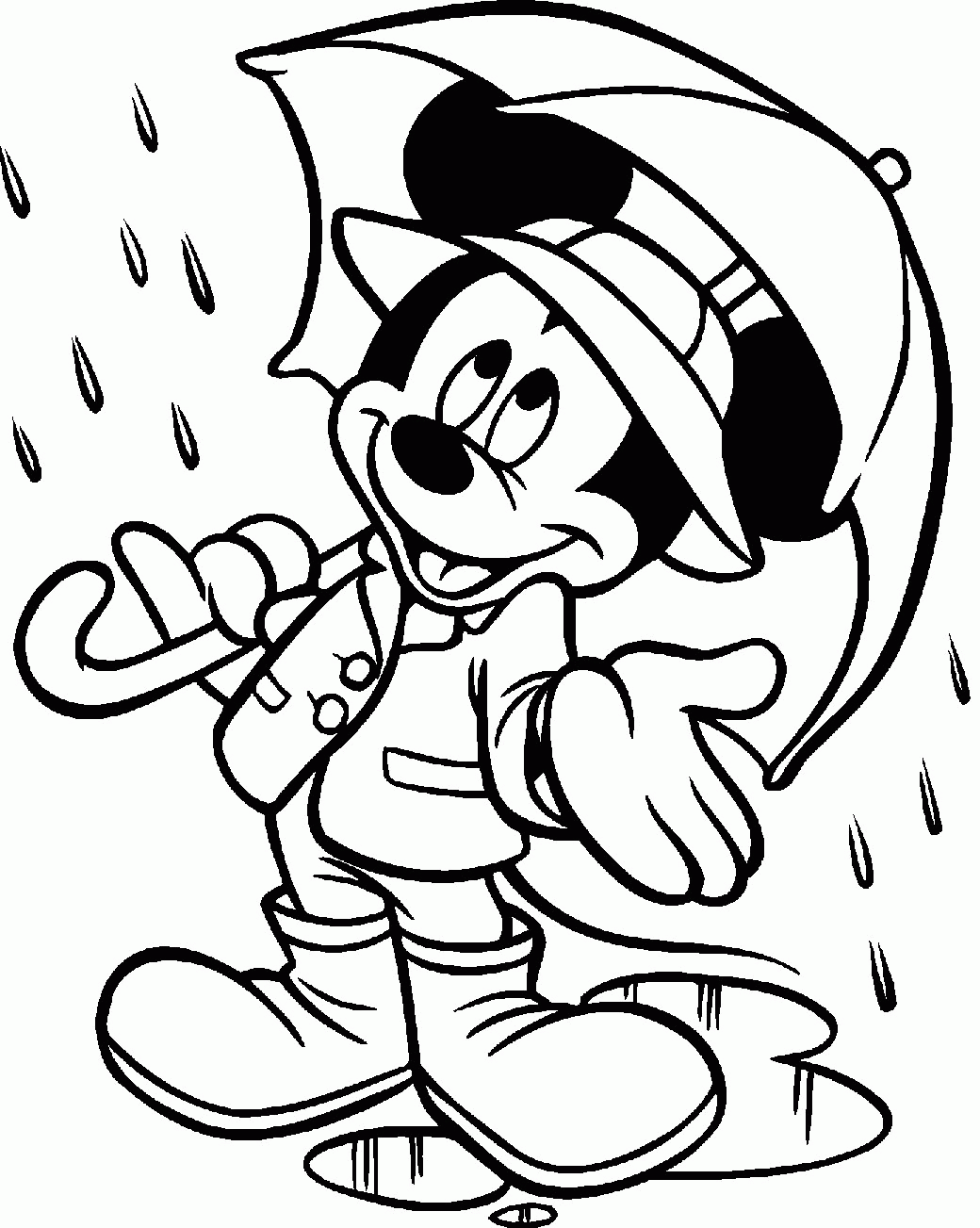 Printable Raindrops - AZ Coloring Pages