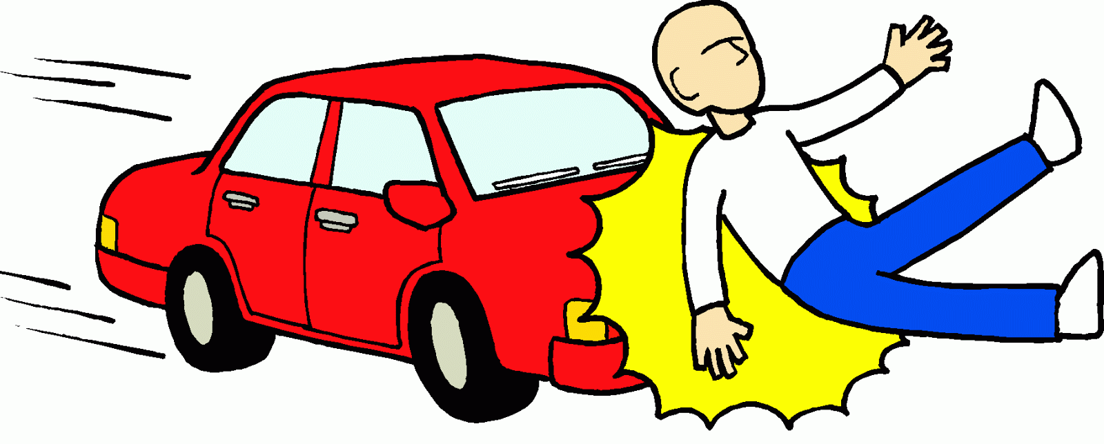 Automobile accident clipart