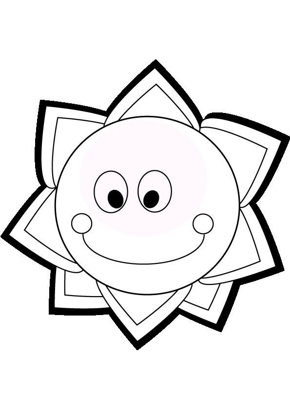 Sun Coloring Sheet. Sun Coloring Pages Coloring Kids. Sun Coloring ...