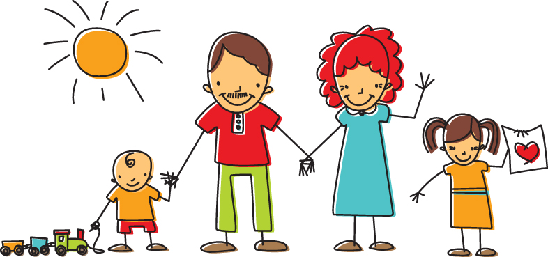 Family cartoon clipart