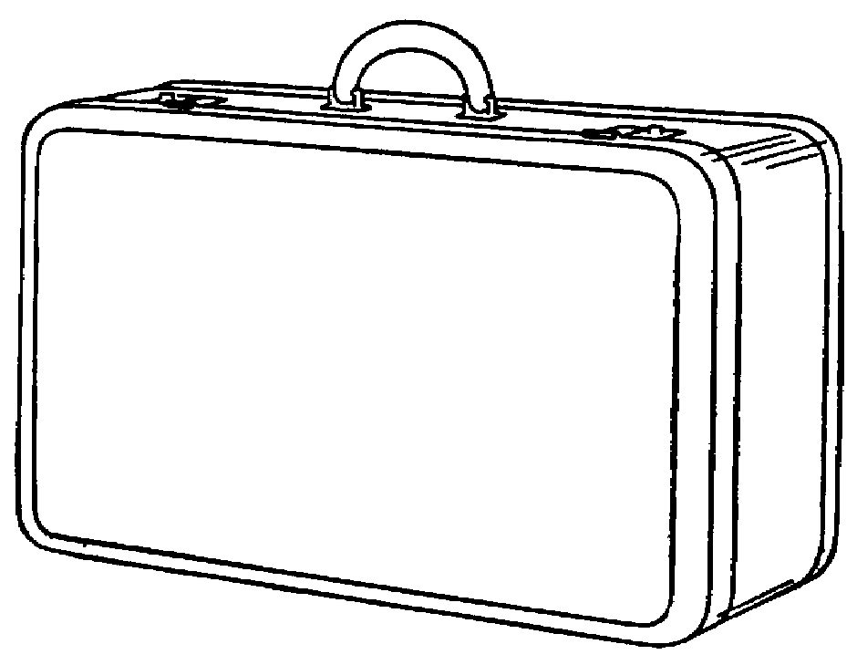 Open Suitcase Clipart