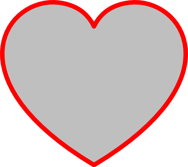 Clip Art Heart Outline - Free Clipart Images