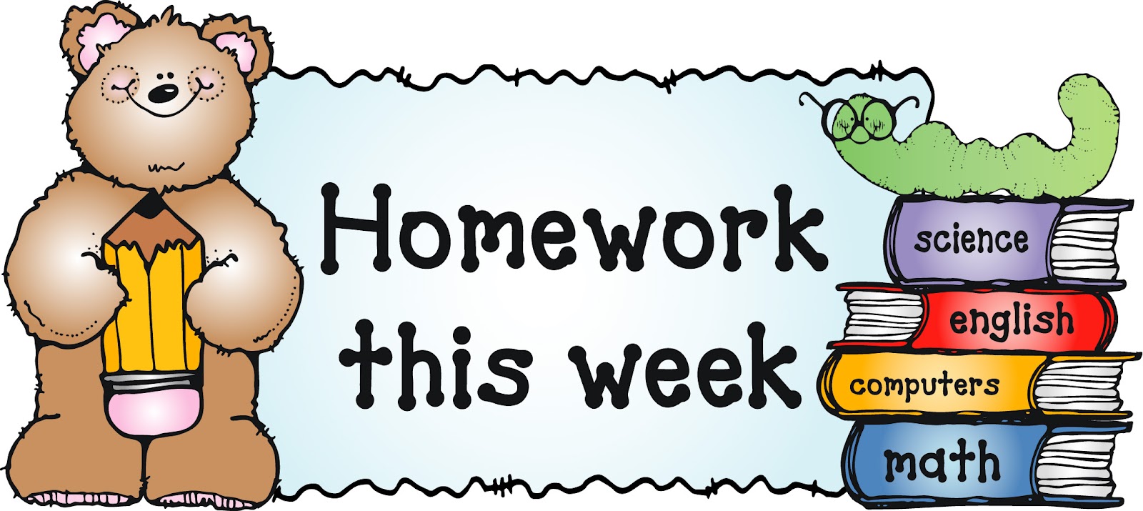 Homework Clip Art For Kids - Free Clipart Images