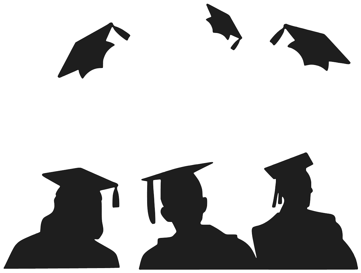 Flying Graduation 2014 Clipart