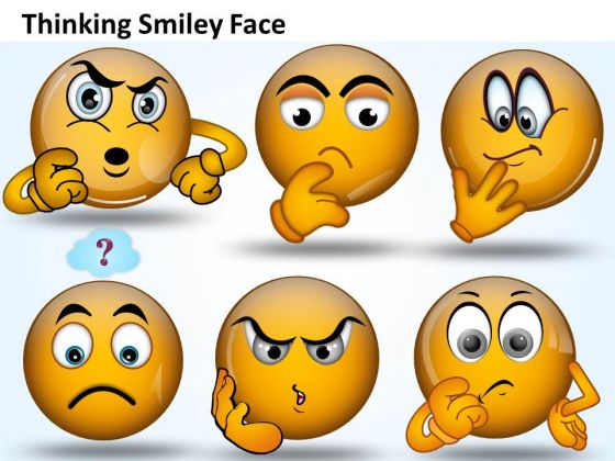 Ppt Thinking Smiley Face Graphic Communication Skills PowerPoint ...