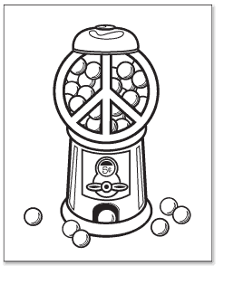 Peace Sign Coloring Pages