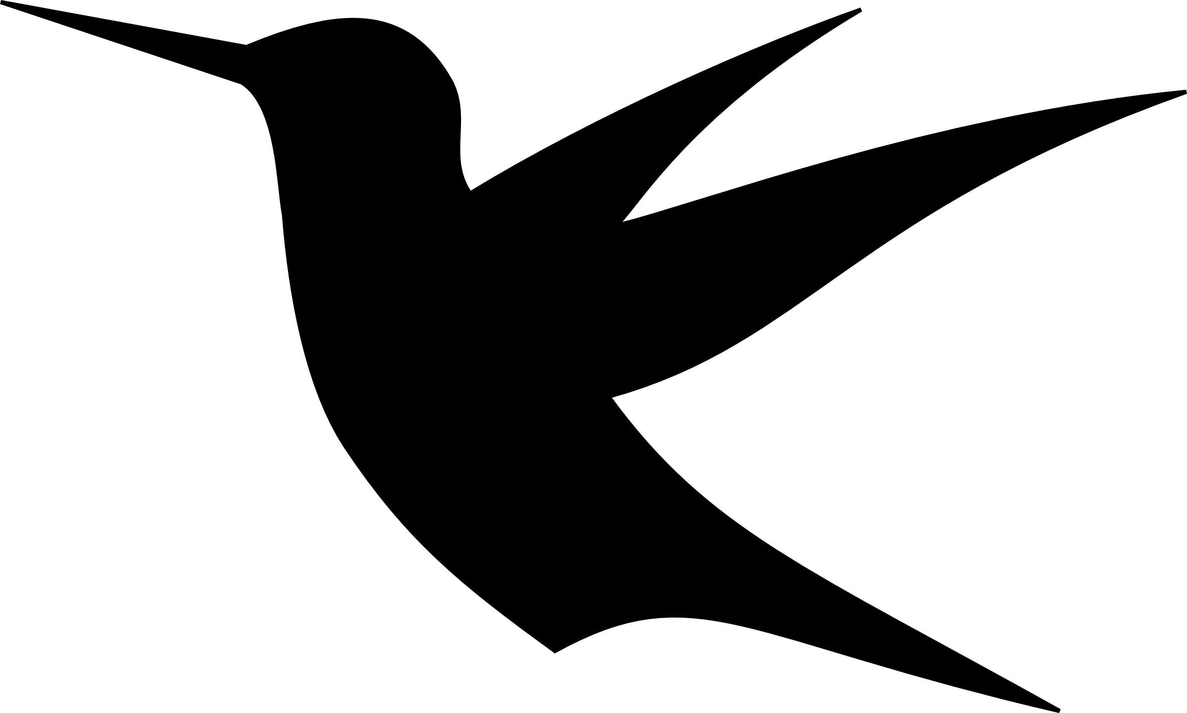 Flying Bird Outline