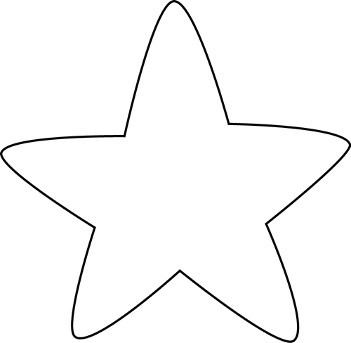 Star Rounded Edges Clipart