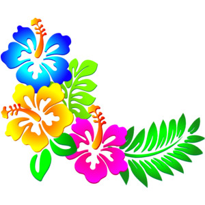 Flower lei border - Polyvore