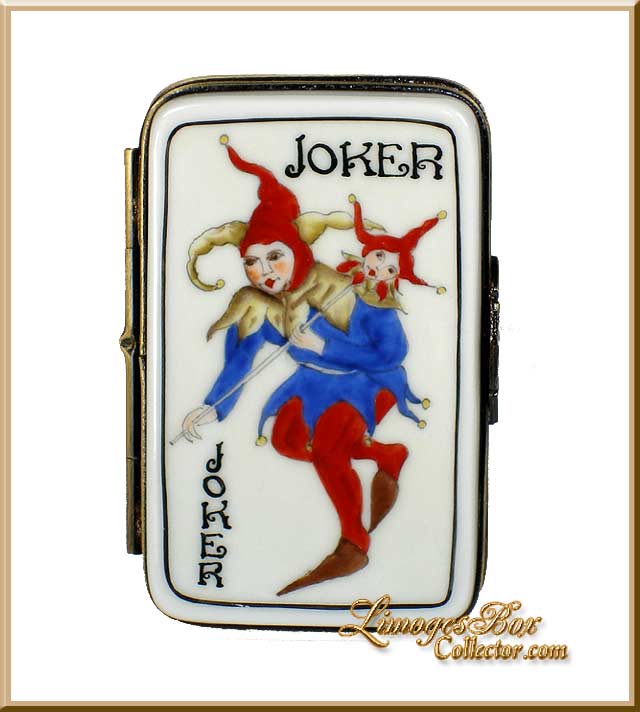 Limoges Boxes | Medieval Joker Playing Card Limoges box by ...